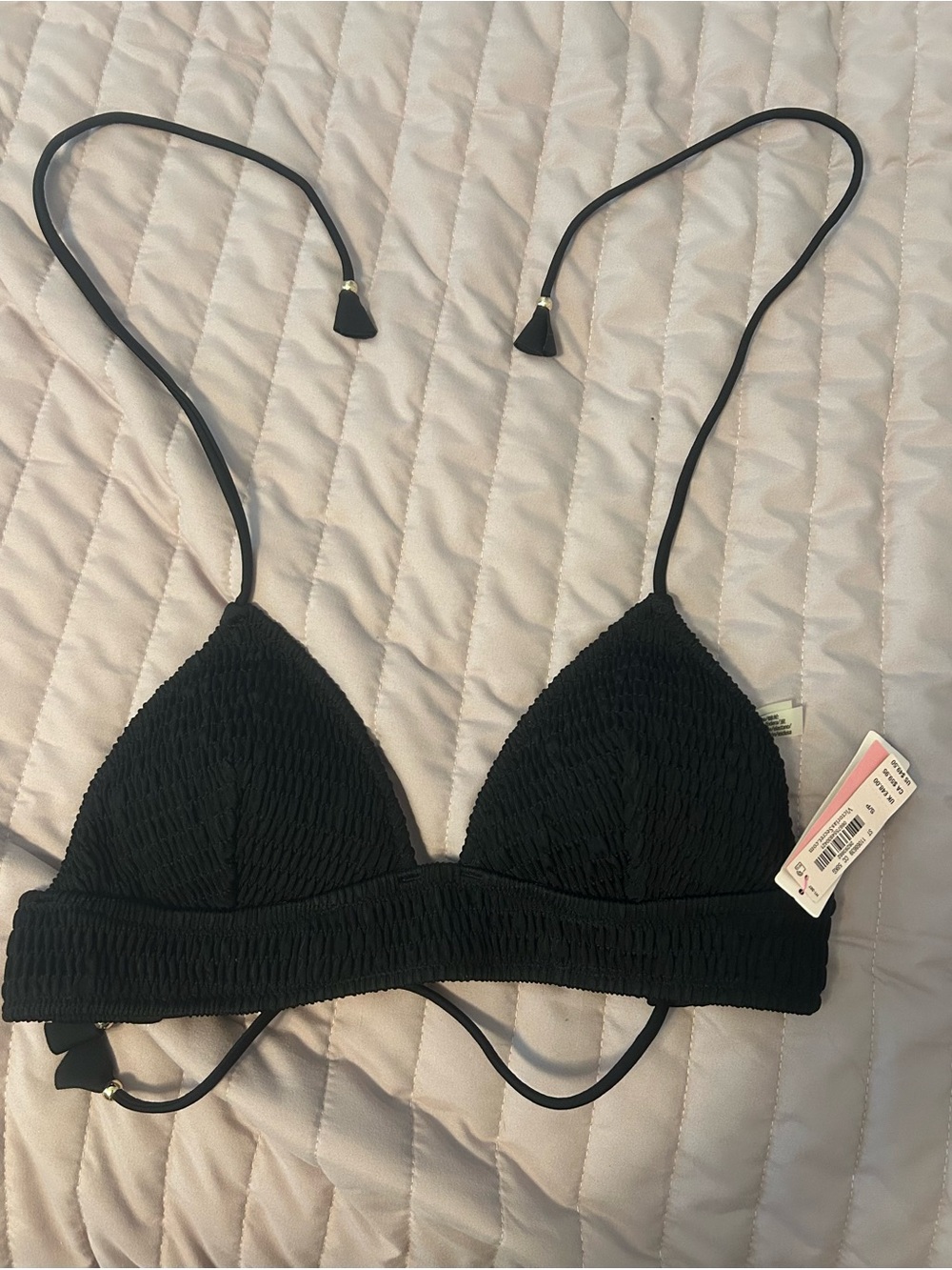 Victoria's Secret Swim Black Bikini Top